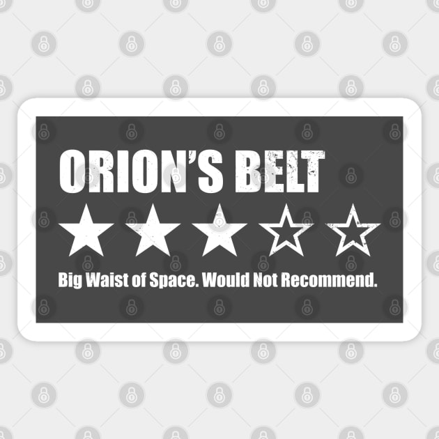 Orion's Belt Three Star Review Sticker by Rad Love